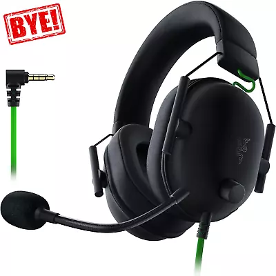Razer BlackShark V2 X Wired Gaming HeadsetImmersive SoundLightweight Design AU • $117.40