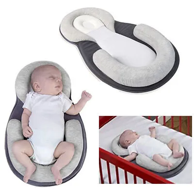 Infant Shaped Pillow Anti Deviation Correction For Newborn Anti Roll Mattress • £20.39