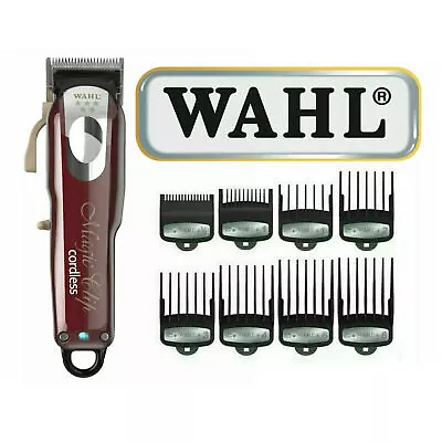 Professional 5 Star Cordless Magic Clip Hair Clipper With 8 Guards NEW • £44.36