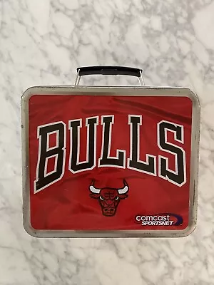 Chicago Bulls Metal Lunchbox Comcast Sportsnet NBA SGA Michael Jordan MJ • $19.99