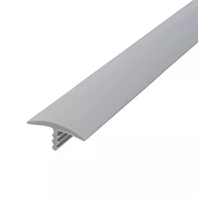 Outwater Plastic T-molding 1 Inch Dove Grey Flexible Polyethylene Center Barb • $165.99