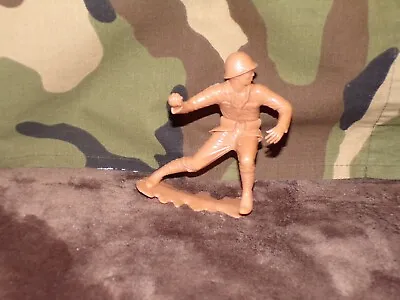 1963 6  Marx Japanese Soldier Throwing Hand Grenade Great Shape! • $15