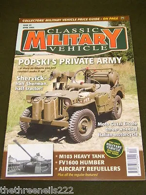 £6.99 • Buy Classic Military Vehicle - M103 Heavy Tank - April 2006