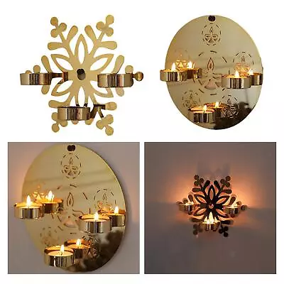 Wall Sconces Candle Holders Metal Wall Sconces For Home Office • £10.06