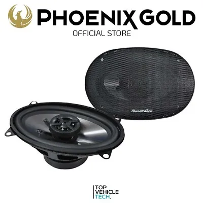 6x4  120 Watt Max Car Speakers Phoenix Gold Z46cx Classic Car Bass Car Audio • £31.99