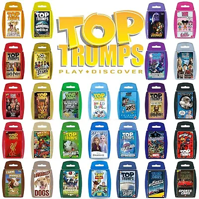 £4.95 • Buy Top Trumps | 100+ Editions | Classic Fun Family Card Games | Play & Discover!