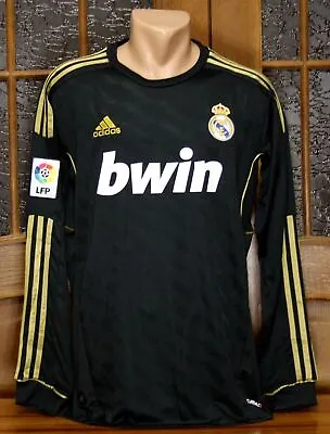 Real Madrid Retro 2011/2012 Men's Long Sleeve Away Football Soccer Size (S-XL) • $45.99