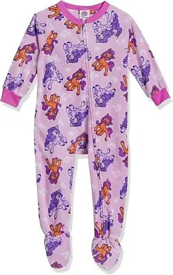 My Little Pony Sunny Starscout  Pipp Petals Fleece Footed Pajama Sleeper 3T • $24.99