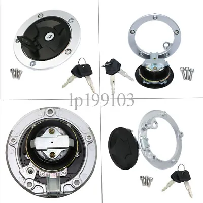 Fuel Gas Tank Cap W/Keys For Kawasaki Ninja ZX6R 600 2007-2008 636 2009-2015 • $33.80