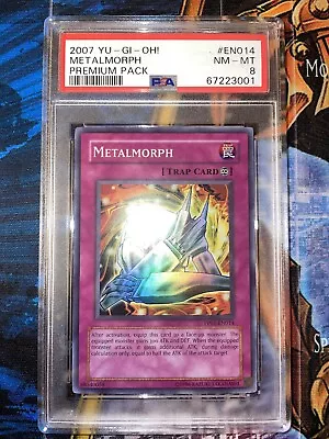 2007 Yugioh Metalmorph PP01-EN014 Super Rare Graded PSA 8 • $25