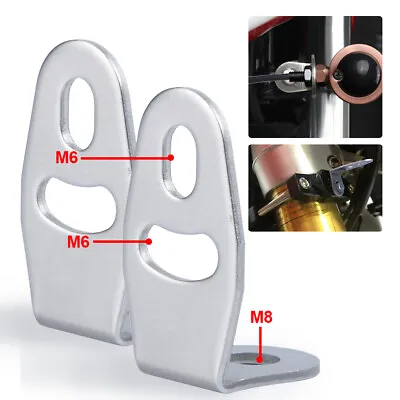 2X Mount Bracket Support For Motorcycle Headlight Turn Signal Spotlight Driving • $7.58