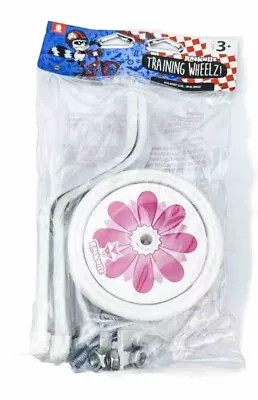 RASKULLZ Kids Training Wheels Bike Pink Flower Mounting Hardware Fits 12in-20in • $16