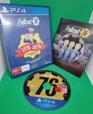 MINT DISC Fallout 76 Tricentennial Edition (PlayStation 4 PS4) + Unused DLC CODE • $24.99