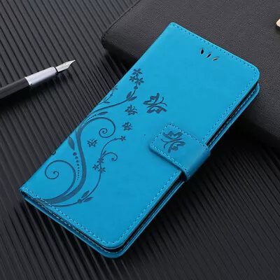 For Samsung S7 S21+ Note 20 Magnetic Flip Leather Wallet Stand Card Case Cover • $15.88