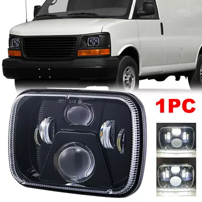 7x6'' 5x7'' LED Headlight Hi/Lo Beam H4 For GMC Savana 1500 2500 3500 Cargo Van • $29.99