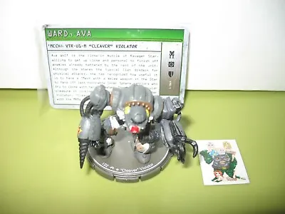 =Mechwarrior CLAN WOLF STRIKE  Cleaver  Violator 101 With Card 48 = • $25