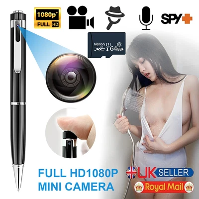 £21.88 • Buy 64GB Hidden Pocket Pen Camera 1080P HD Mini Body Video Recorder DVR Security USB