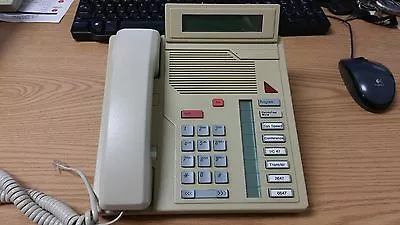 Nortel Meridian M2008 W/ Display Office Telephone Phone Ash Norstar • £23.62