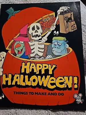 Happy Halloween Things To Make And Do By Robyn Supraner 1981 Troll Associates • $100