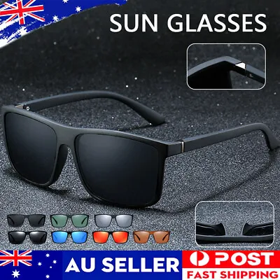 $16.50 • Buy Polarized Sunglasses Mens New Style Driving Sport Glasses Black Blue Red UV + 