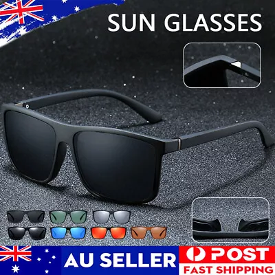 $25.50 • Buy Polarized Sunglasses Mens New Style Driving Sport Glasses Black Blue Red UV + 