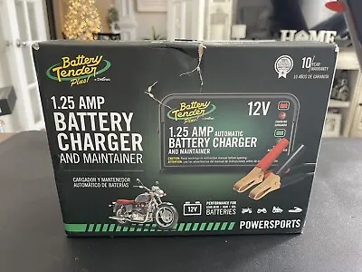 Battery Tender Plus 12V Battery Charger And Maintainer: 1.25 AMP Powersport New • $45