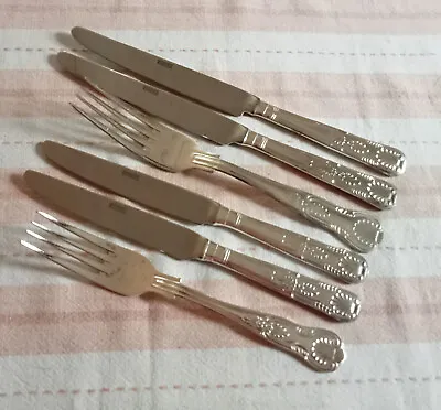 £6.50 • Buy 6 Viners Silver Plate Cutlery Items Kings Pattern Handle VGC