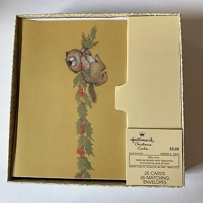 Vintage Hallmark Boxed Christmas Cards NIB Box Of 25 • $14.99