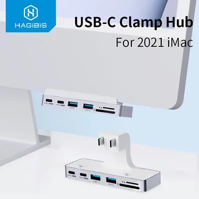 7in1 USB C Clamp Hub Type-C With USB 3.0  4K HD Docking Station IMac Accessories • $67.87