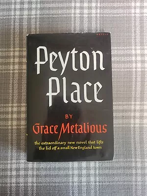 Peyton Place By Grace Metalious 1956 Hardcover Jacket • $6