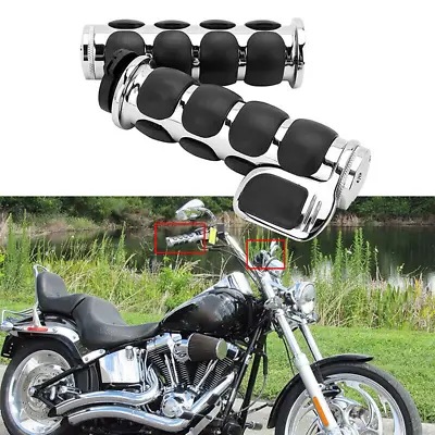 1  Motorcycle Handlebar Hand Grips For Kawasaki Vulcan 1500 1600 1700 2000 900 • $36.74