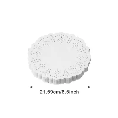 Paper Doily For Fried Food Bread Round Mat Banquet Lace Brim Placemat • $16.04