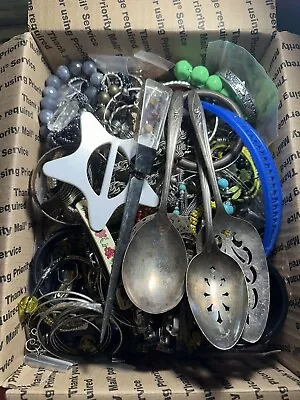 Mixed Estate Jewelry Lot 11+ Lbs Modern Vintage Costume Jewelry Necklaces &More • $50