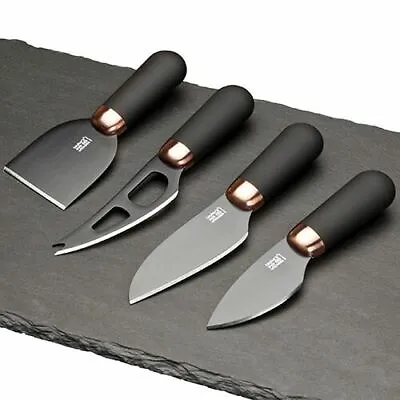 Taylor's Eye Witness Brooklyn Copper Slate Cheese Board & Cheese Knife Set • £19.99