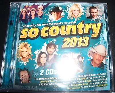 So Country 2013 Various 2 CD (Lee Kernaghan Carrie Underwood Adam Brand) – New   • $21.99