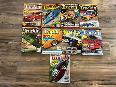 Lot Of 9 - Truckin' Magazine - World's Leading Truck Pub. 2000-2009 Assorted • $19.95