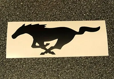 Mustang Horse Logo Vinyl Sticker Decal 4  6  8  12  16  20  24  Multiple Colors • $7.99