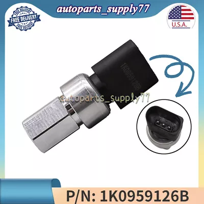 Air Conditioning A/C Pressure Sensor Switch Control 1K0959126B For VW Golf Audi • $12.23