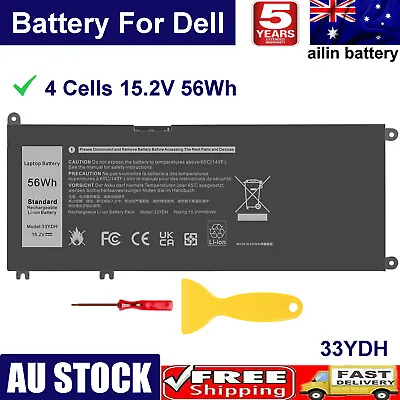 56Wh 33YDH Battery For DELL G Series G5 5587 3779 G7 7588 G3 3579 Series Laptop  • $48.99