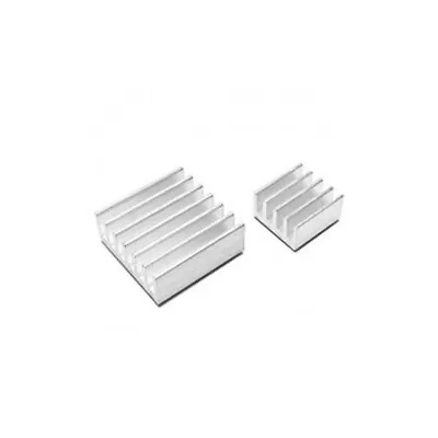 1 Set Of Heatsinks 2 Pcs Of SILVER Aluminium Cooling Kit For Raspberry Pi 3 NEW • $5.90