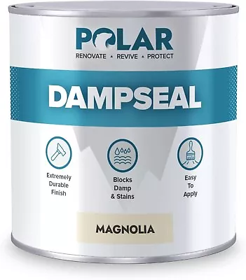 Polar Damp Seal Anti Damp Paint - Magnolia - 500ml - Damp Proof Paint Stain In • £24.99