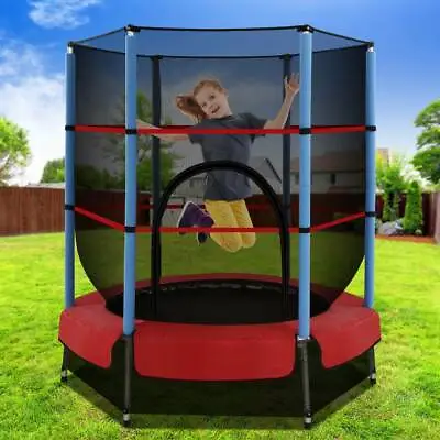 $128.97 • Buy Everfit 4.5FT Trampoline Round Trampolines Kids Enclosure Outdoor