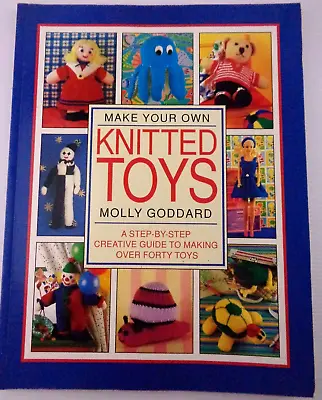 Vintage 1993 Make Your Own Knitted Toys Molly Goddard Pattern Book • $12.71