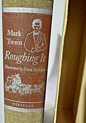 1972 Heritage Press ROUGHING IT Mark Twain Collectors Edition ILLUSTRATED • $50