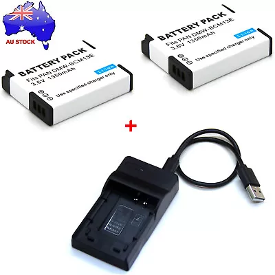 Battery / Charger For Panasonic Lumix DMC-TZ40 DMC-TZ55 DMC-TZ60 DMC-TZ70 Camera • $22.88