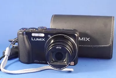 Panasonic Lumix DMC-TZ35 16.1MP Digital Camera . Excellent.  Case .  SD Card . • £79.50