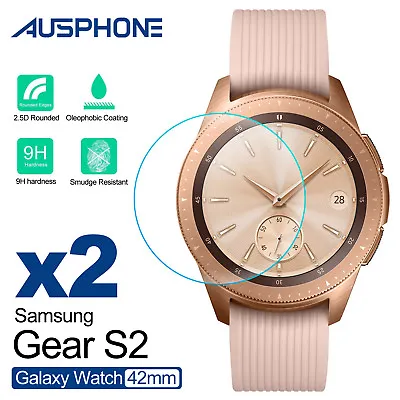 For Samsung Watch 42mm 2018 Gear S2 3G Glassic Tempered Glass Screen Protector • $4.75