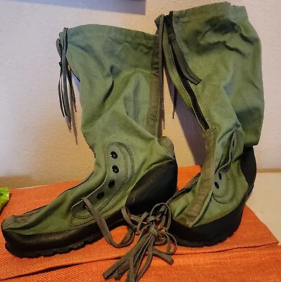 US Military N-1B MUKLUK BOOTS Extreme Cold Weather Boots Small BENIFITS CHARTIY • $40