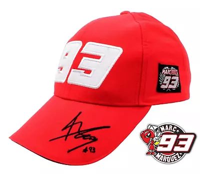 Marc Marquez Paddock Cap Red Baseball Cap MotoGP MM93 Official Merchandise • £13.95