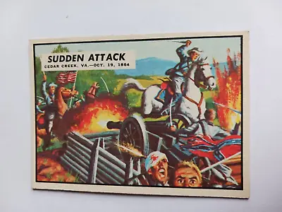 A&BC American Civil War Bubble Gum Trading Cards 1966 • £2